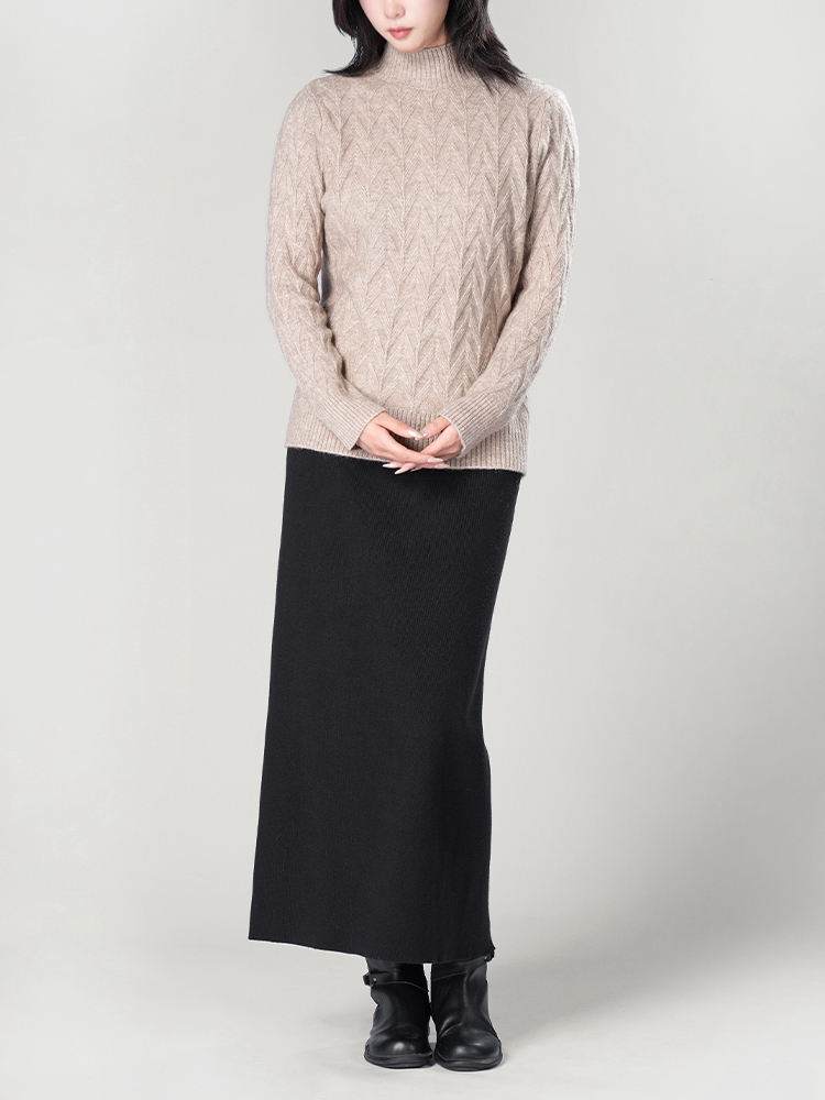 1326834 秋冬新款半高领毛衣