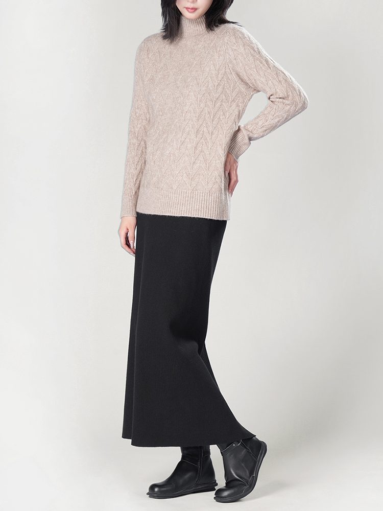 1326834 秋冬新款半高领毛衣