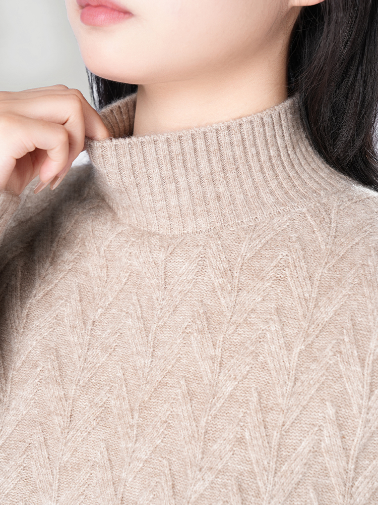 1326834 秋冬新款半高领毛衣