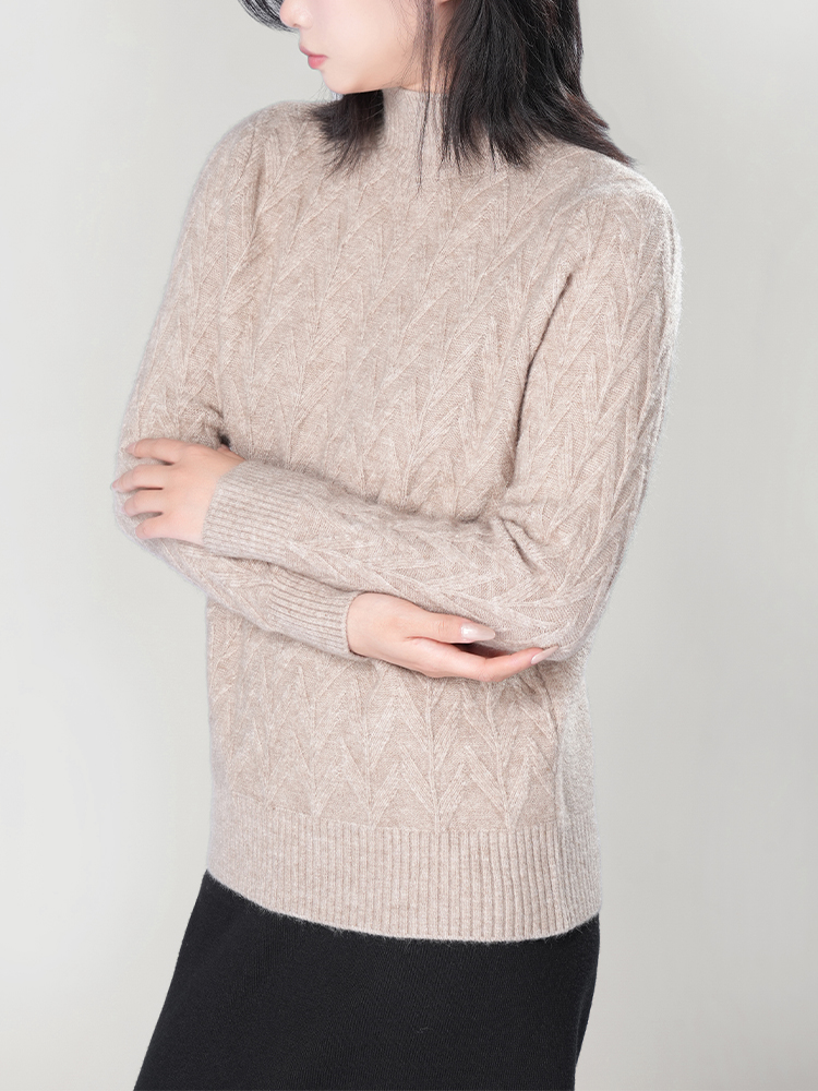 1326834 秋冬新款半高领毛衣