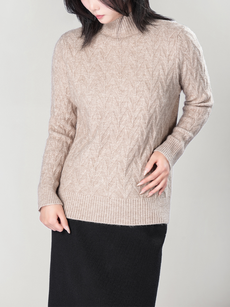 1326834 秋冬新款半高领毛衣