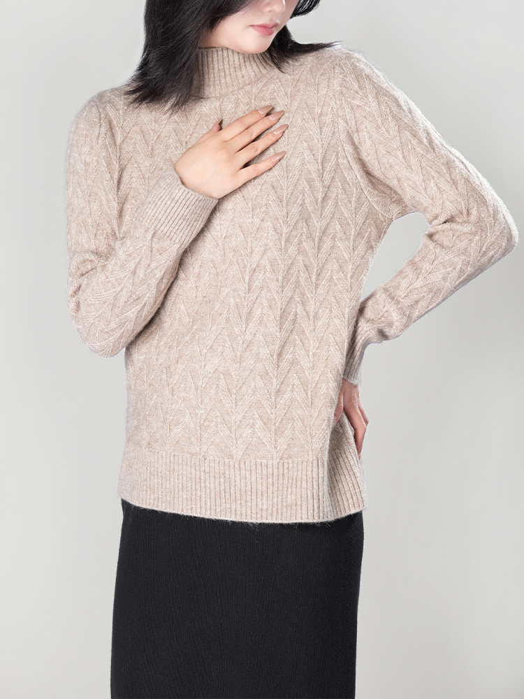 1326834 秋冬新款半高领毛衣