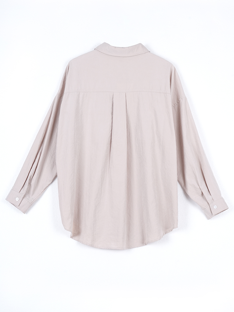 178206 廓形长袖洋气复古衬衫