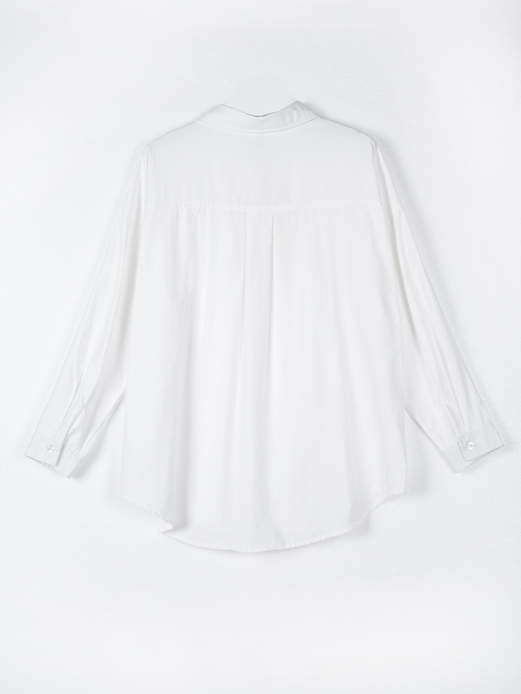 178206 廓形长袖洋气复古衬衫