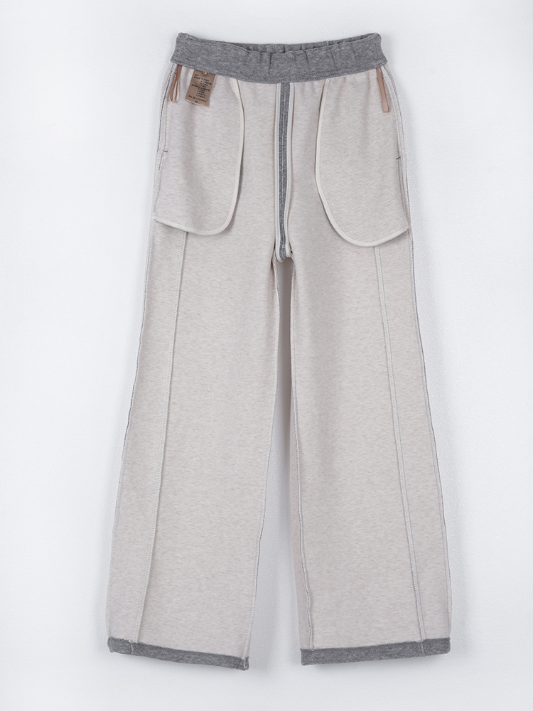 1325055 羊毛蚕丝加厚阔腿裤