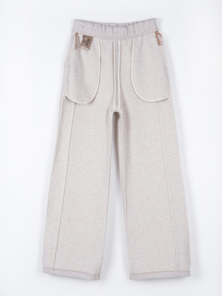 1325055 羊毛蚕丝加厚阔腿裤