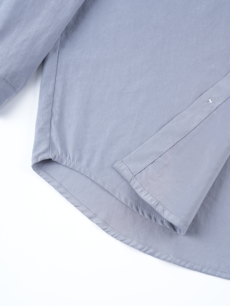 178206 廓形长袖洋气复古衬衫