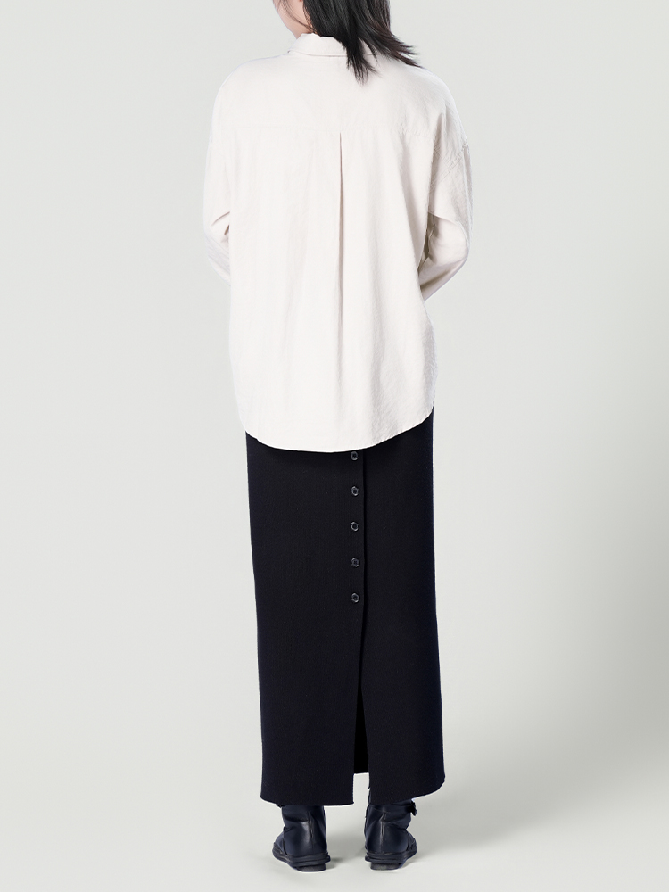 178206 廓形长袖洋气复古衬衫