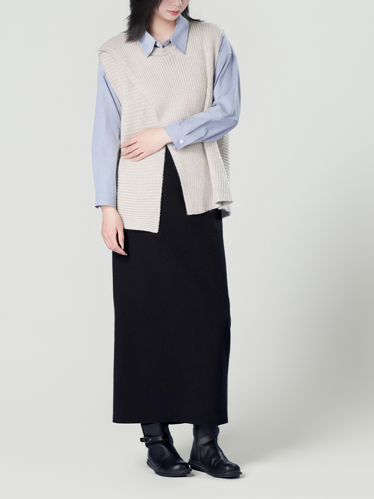 178206 廓形长袖洋气复古衬衫