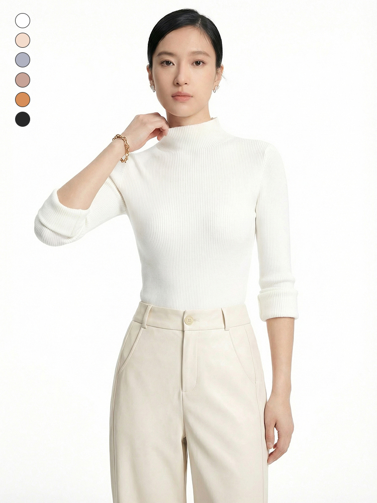 가을겨울 심리스 울 미시원 안감티