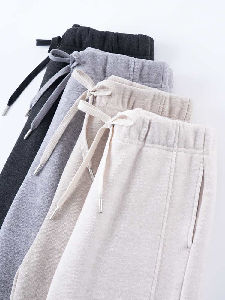 1325055 羊毛蚕丝加厚阔腿裤