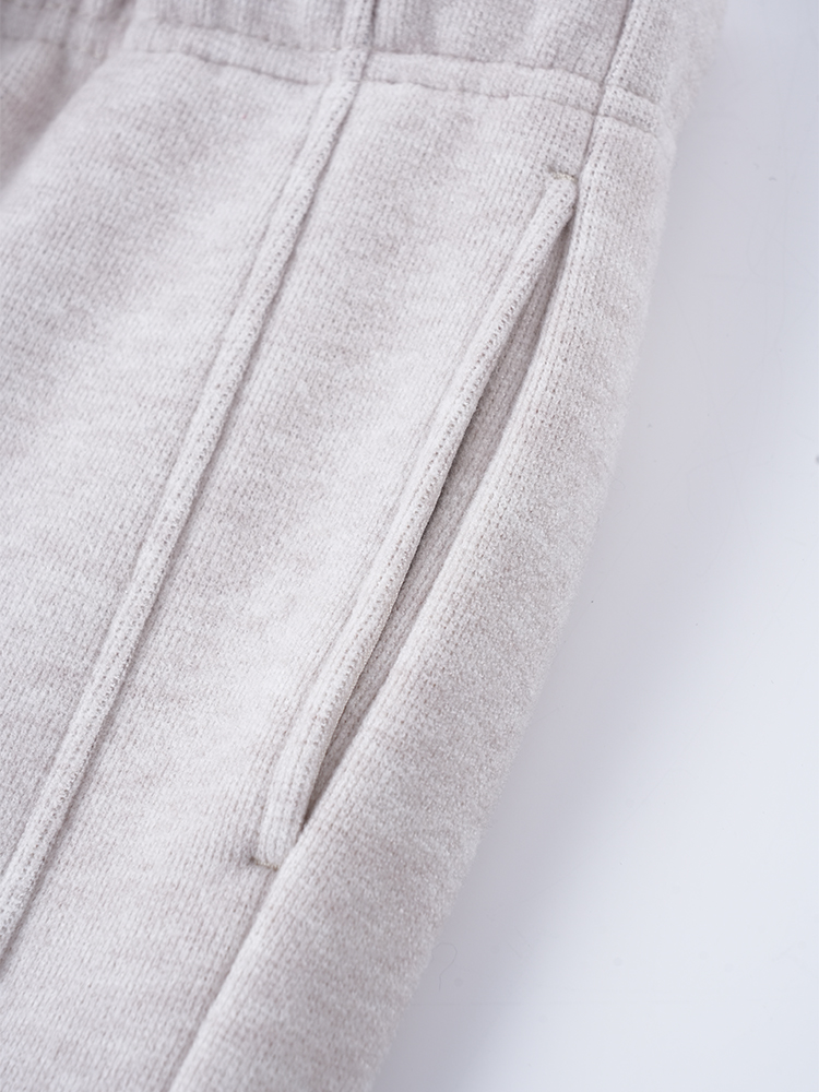 1325055 羊毛蚕丝加厚阔腿裤