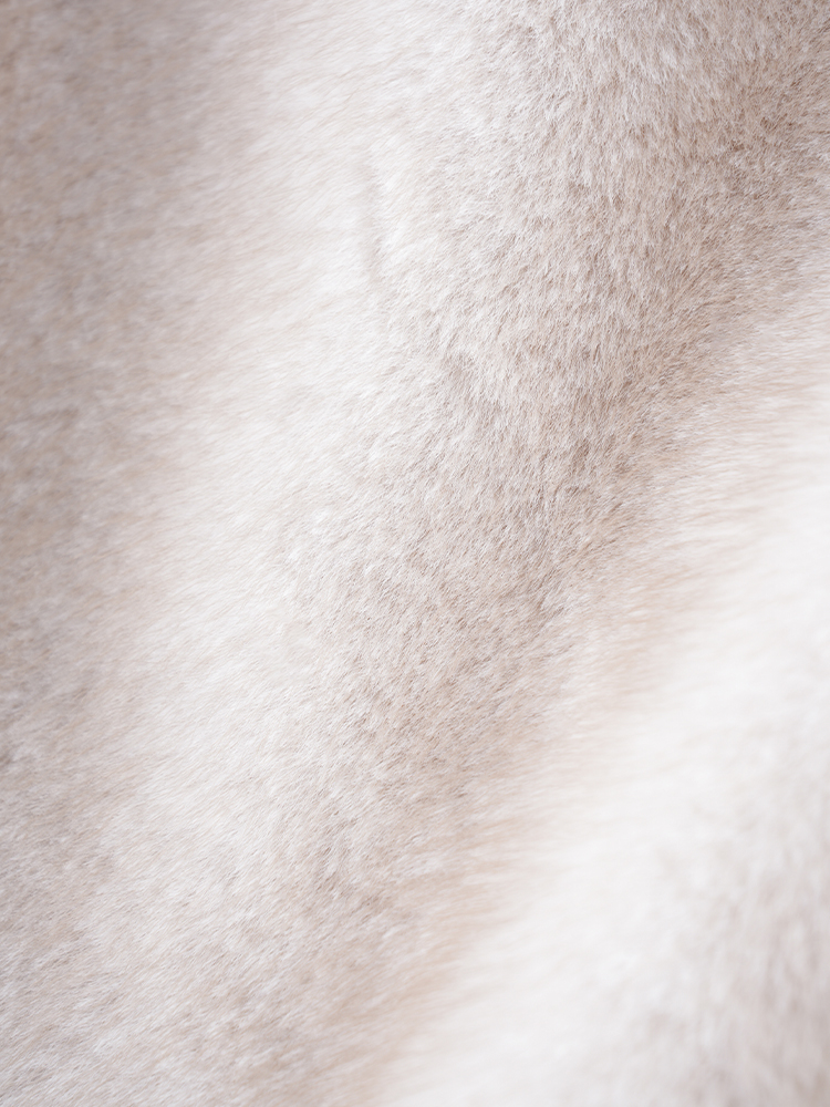 1326828 立领防水貂毛皮草