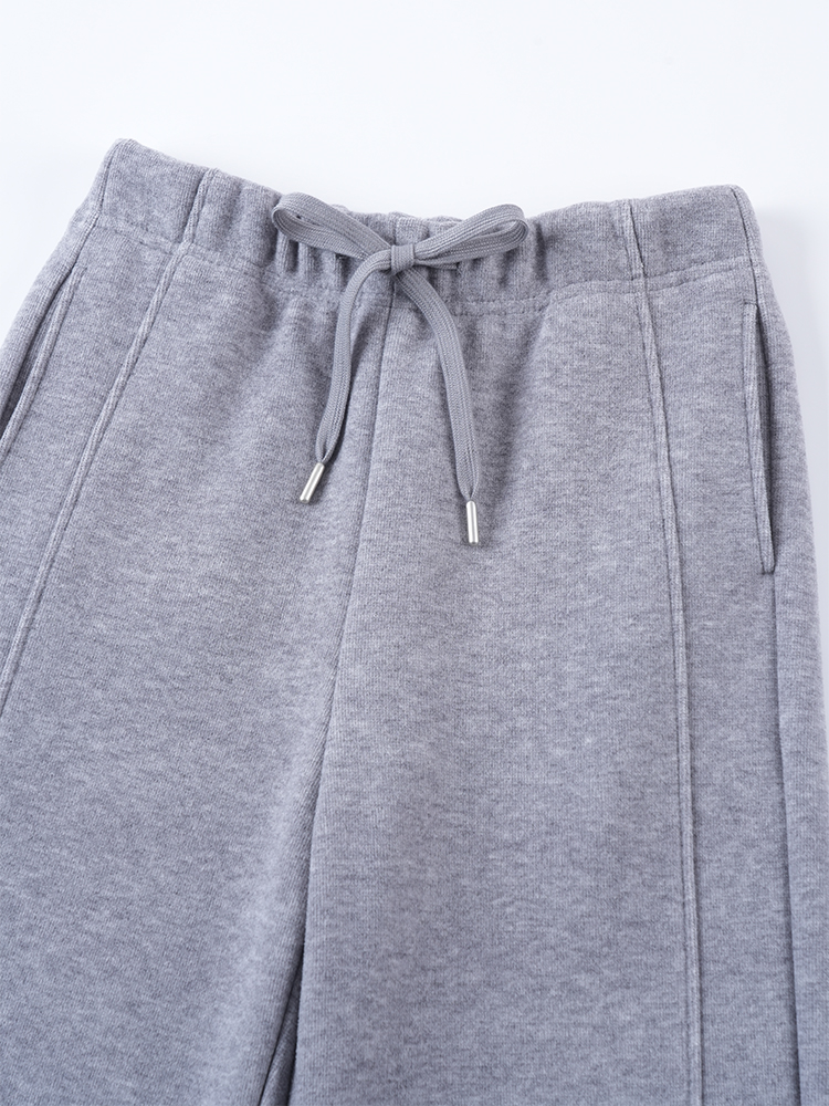 1325055 羊毛蚕丝加厚阔腿裤