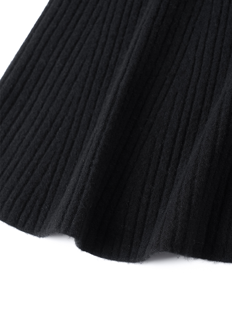 울 하이 웨스트 인어 스커트