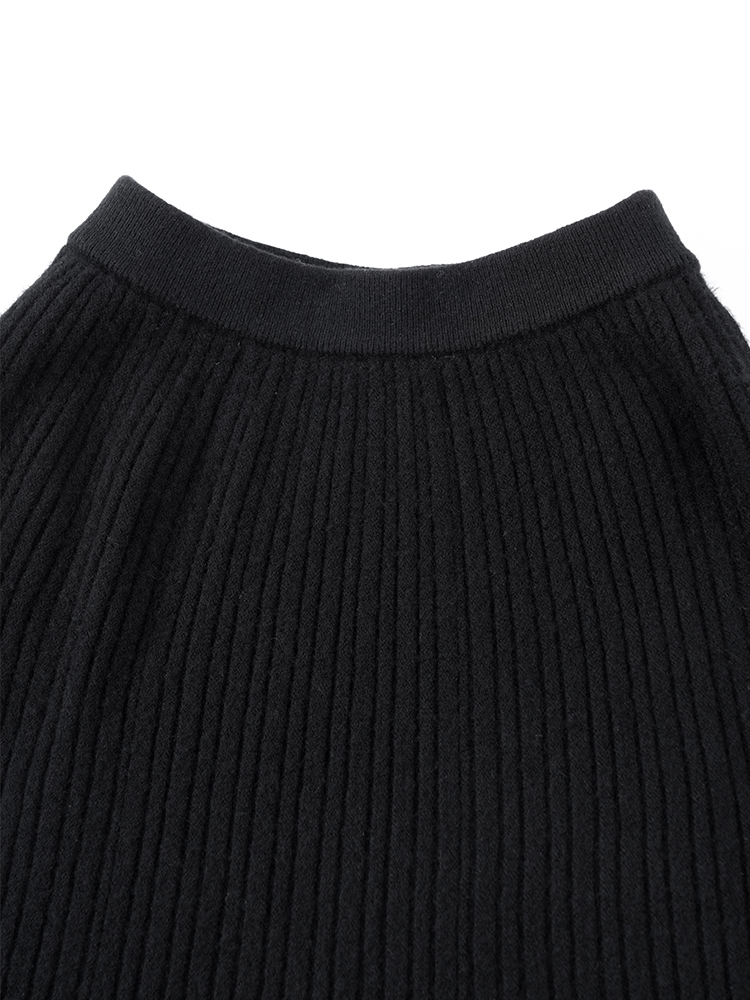 울 하이 웨스트 인어 스커트