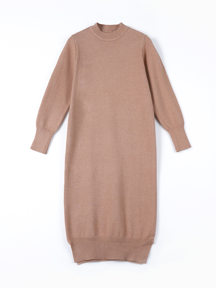가을 겨울 클래식 루즈 실루엣 니트 원피스