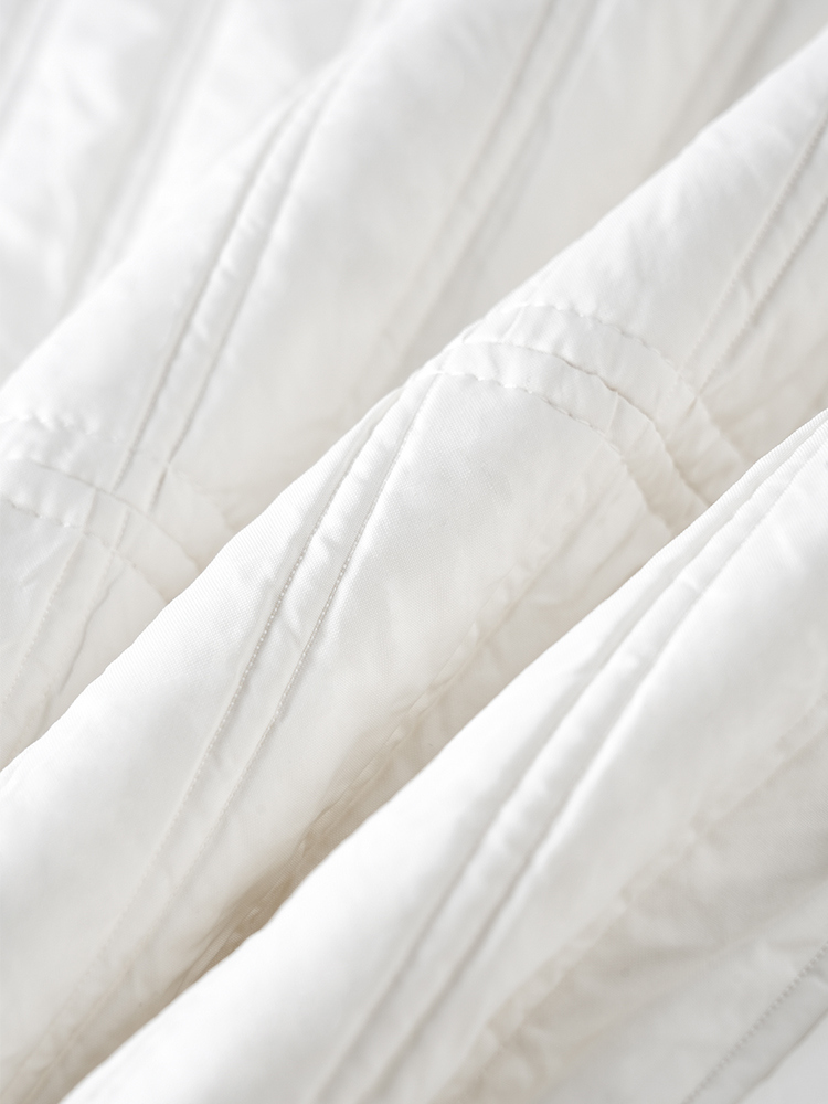 스탠드 컬러 면화 재킷