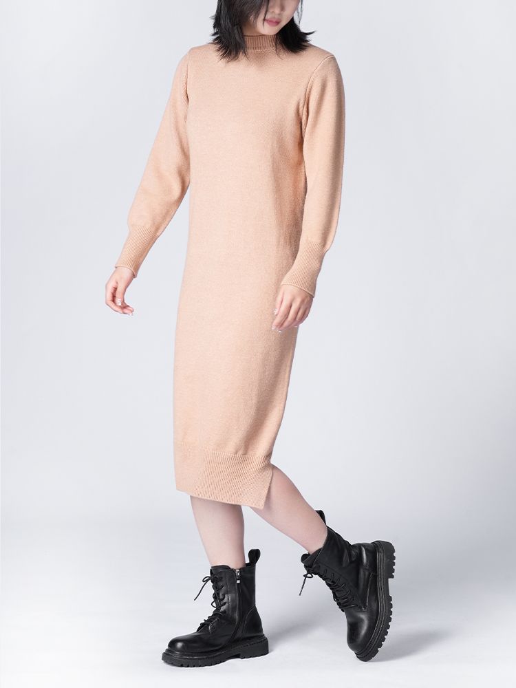 가을 겨울 클래식 루즈 실루엣 니트 원피스