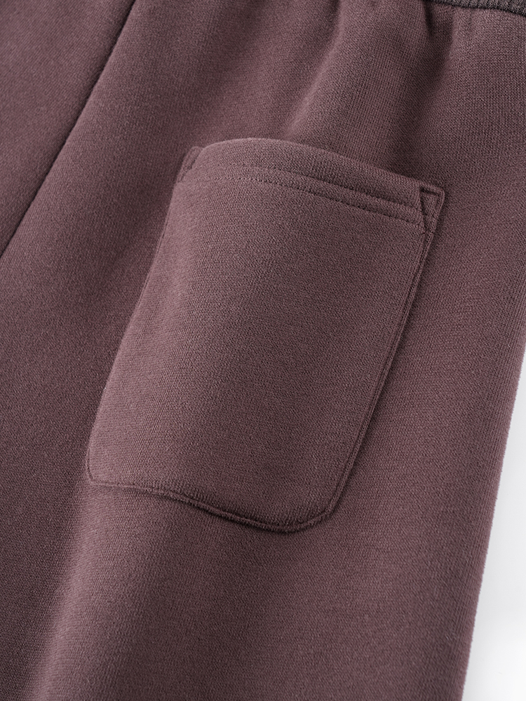 1324194  韩系加绒撞色卫裤