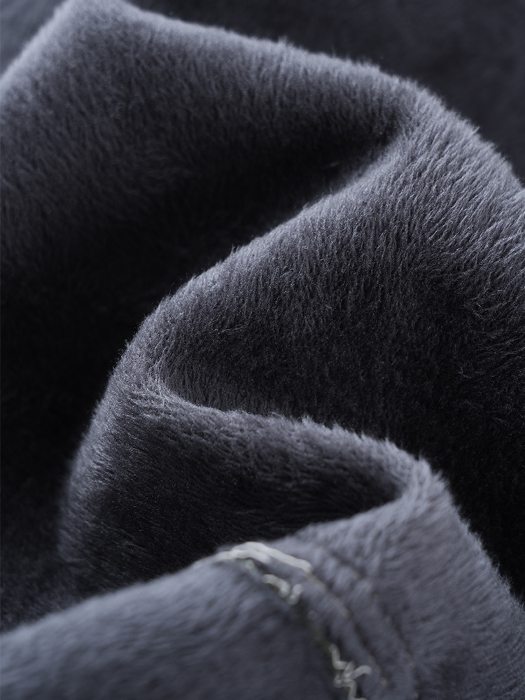 하이 웨스트 뒤 기모 와이드 데님 팬츠