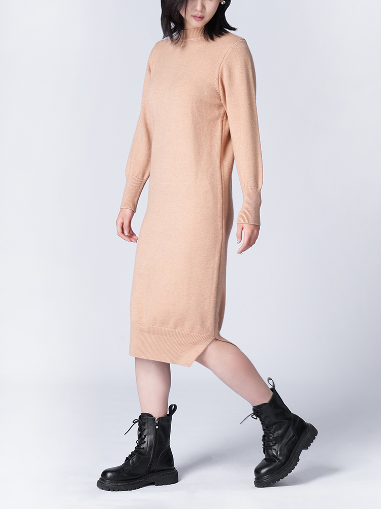 가을 겨울 클래식 루즈 실루엣 니트 원피스