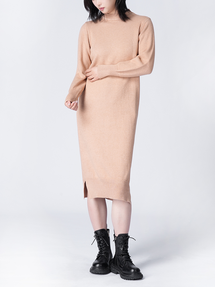 가을 겨울 클래식 루즈 실루엣 니트 원피스