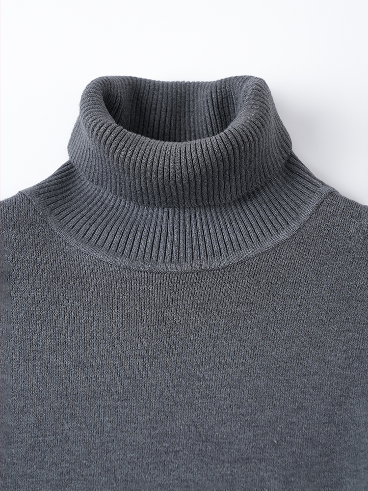 하이넥 극후 니트 스웨터