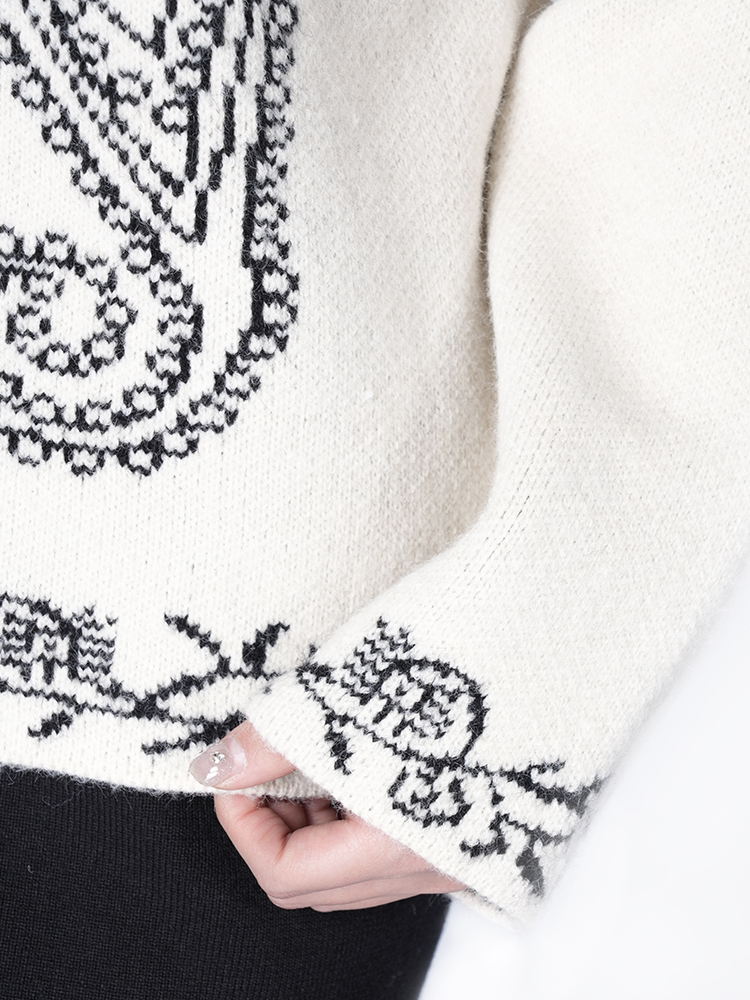 빈티지 스타일 조세트 니트