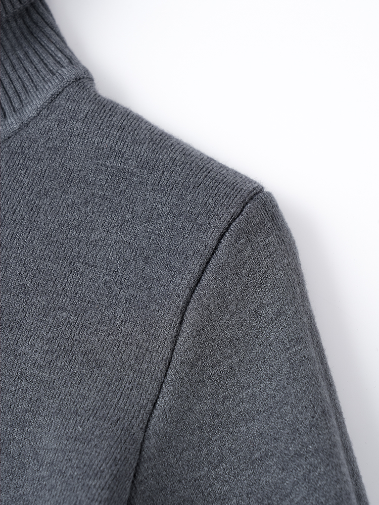 하이넥 극후 니트 스웨터