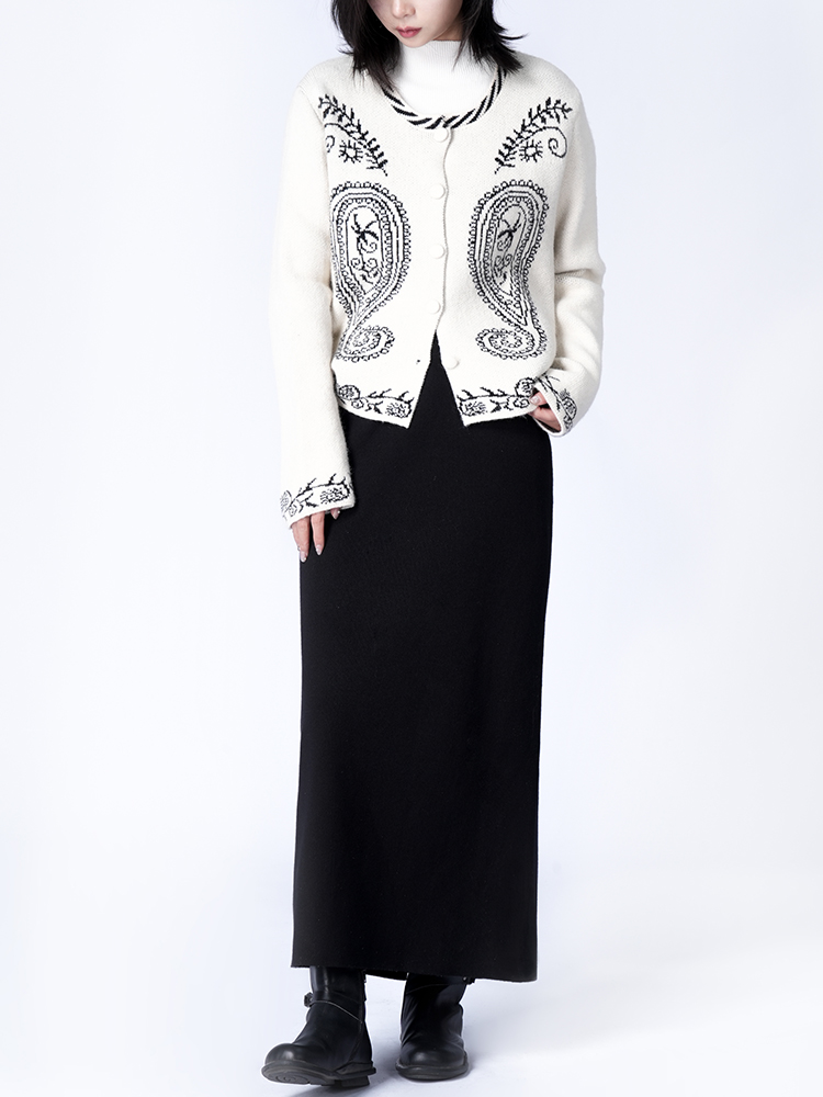 빈티지 스타일 조세트 니트