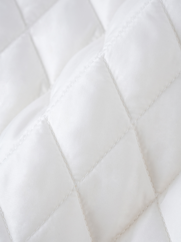 스탠드 컬러 면화 재킷