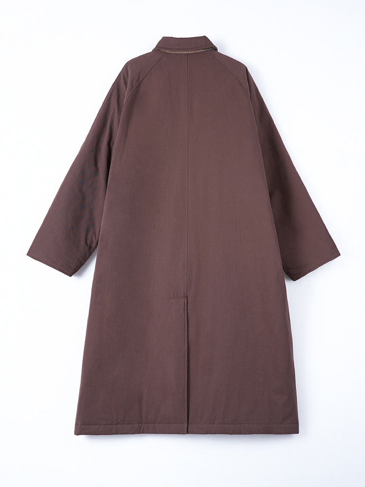 여성 롱 코튼 코트