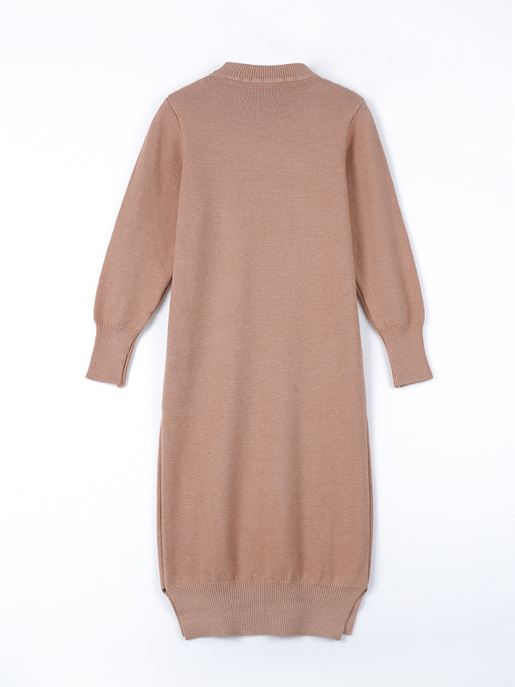 가을 겨울 클래식 루즈 실루엣 니트 원피스