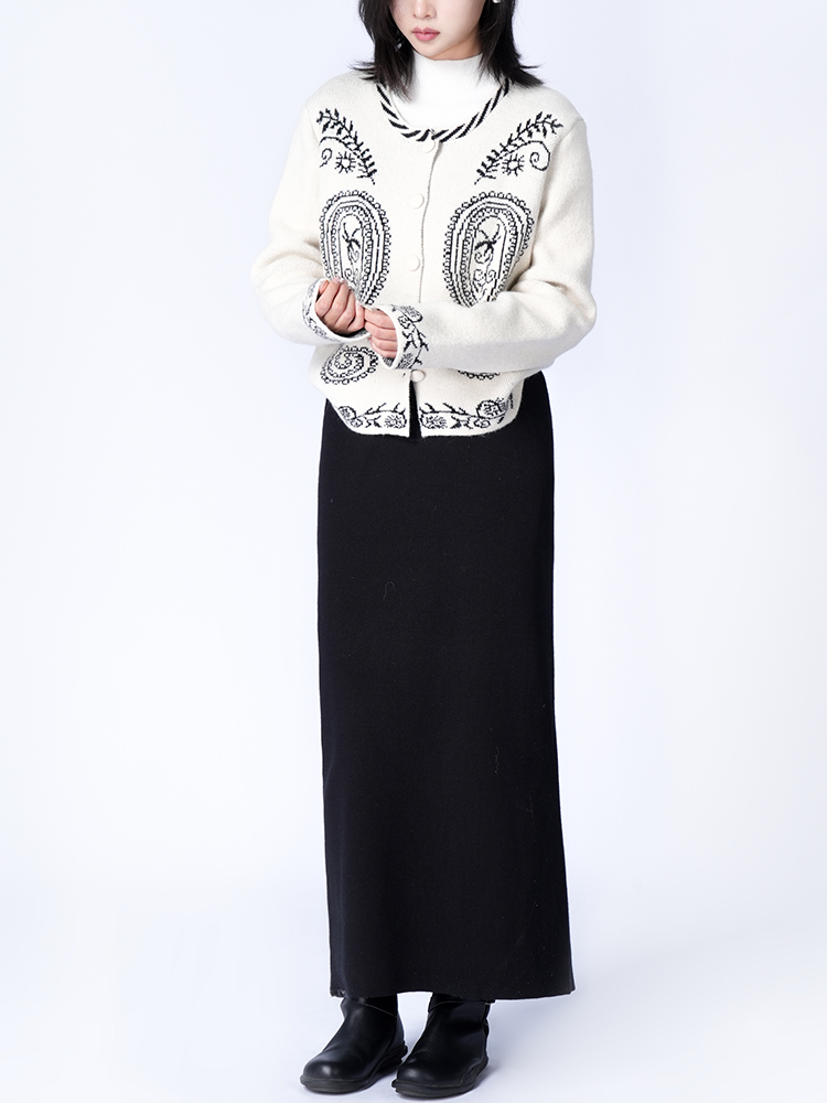 빈티지 스타일 조세트 니트