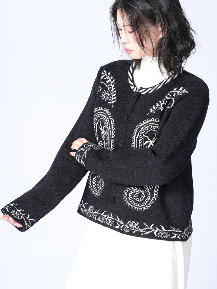 빈티지 스타일 조세트 니트