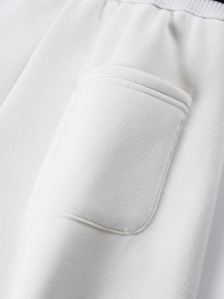 1324194  韩系加绒撞色卫裤