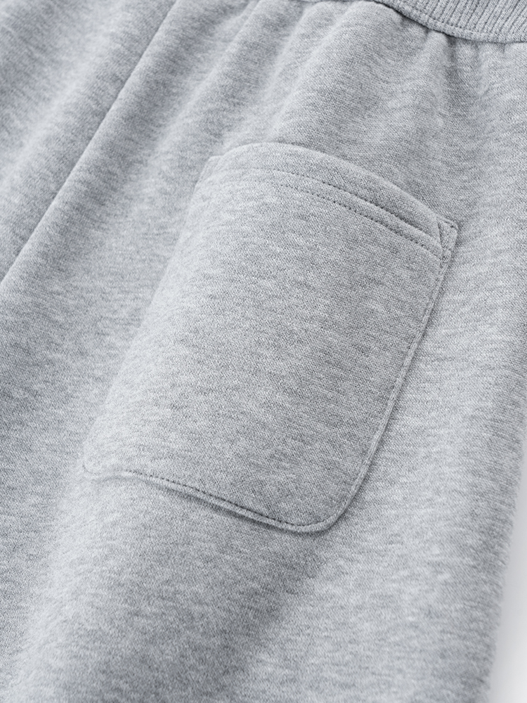 1324194  韩系加绒撞色卫裤