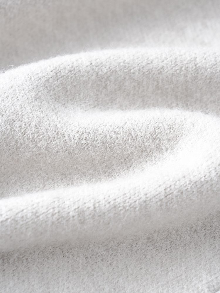 라운드 넥 니트 스커트 세트