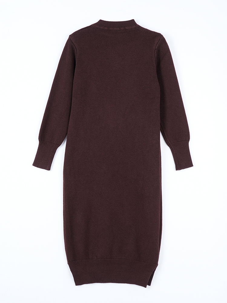 가을 겨울 클래식 루즈 실루엣 니트 원피스