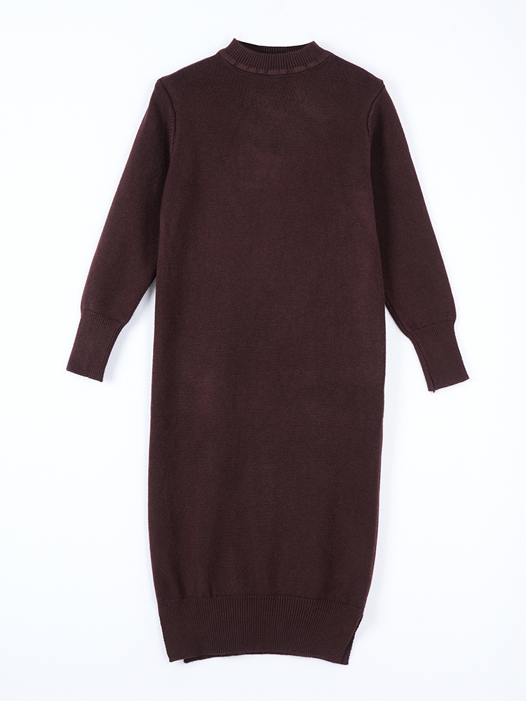 가을 겨울 클래식 루즈 실루엣 니트 원피스