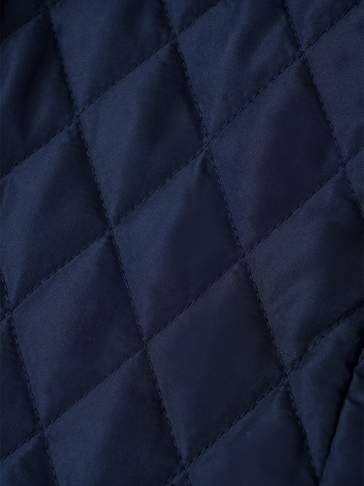 스탠드 컬러 면화 재킷