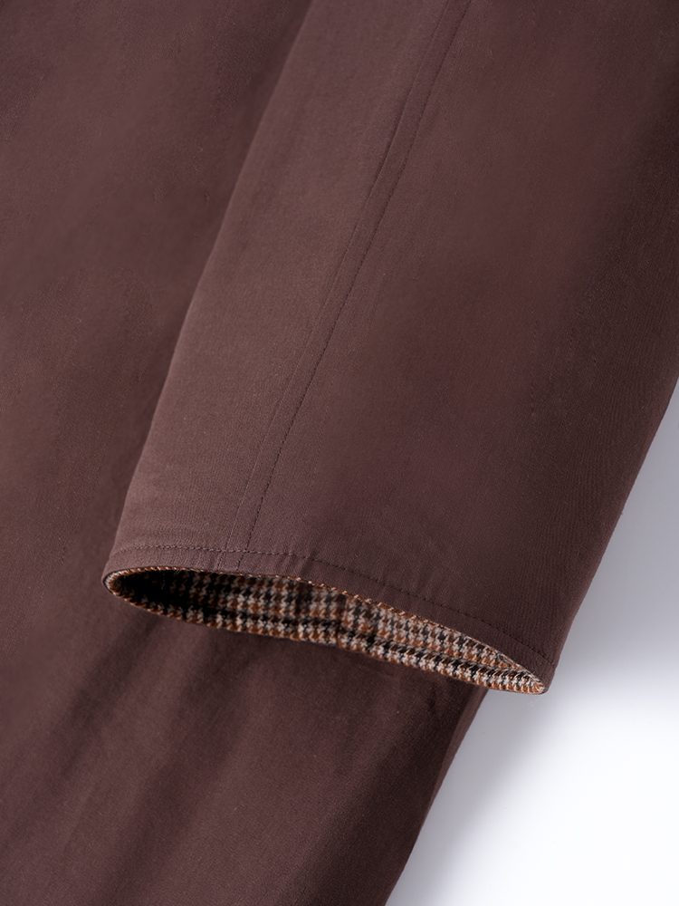 여성 롱 코튼 코트