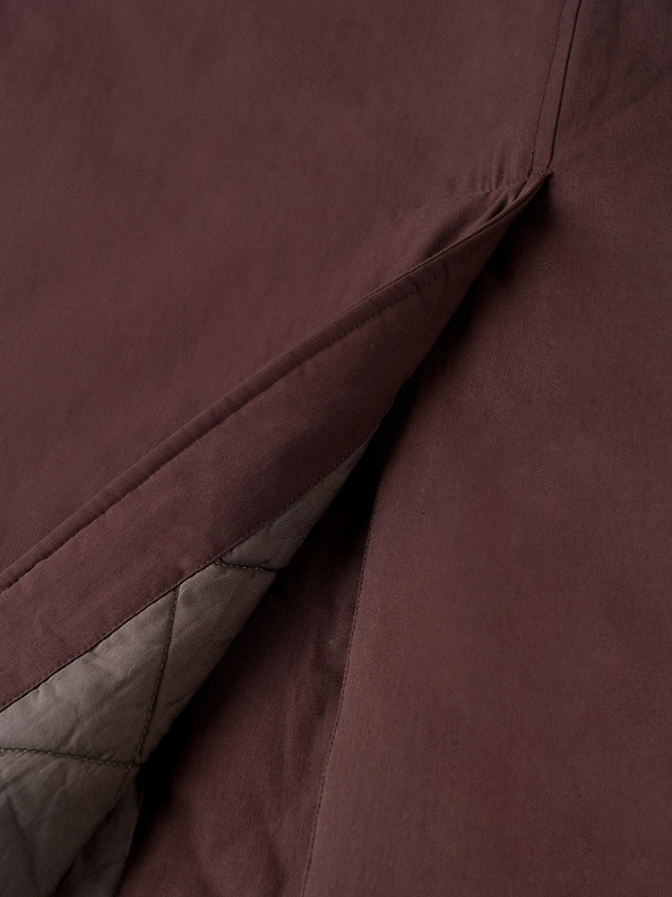 여성 롱 코튼 코트