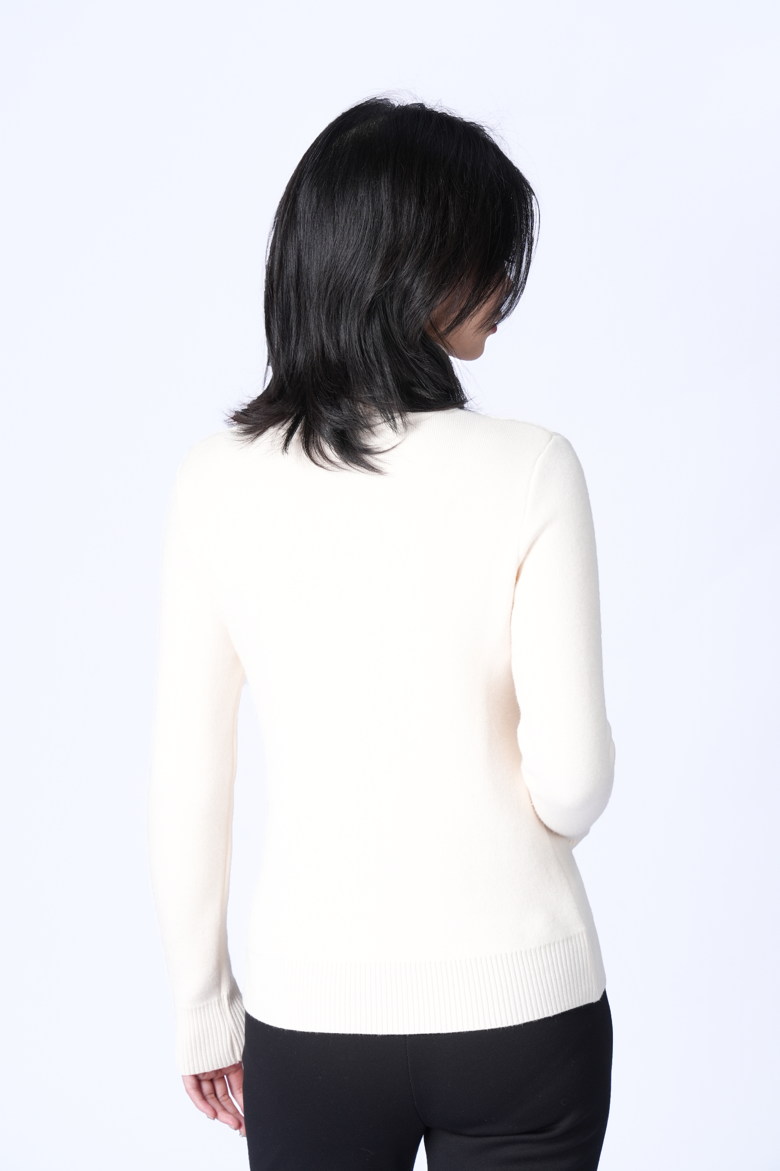 하이넥 극후 니트 스웨터