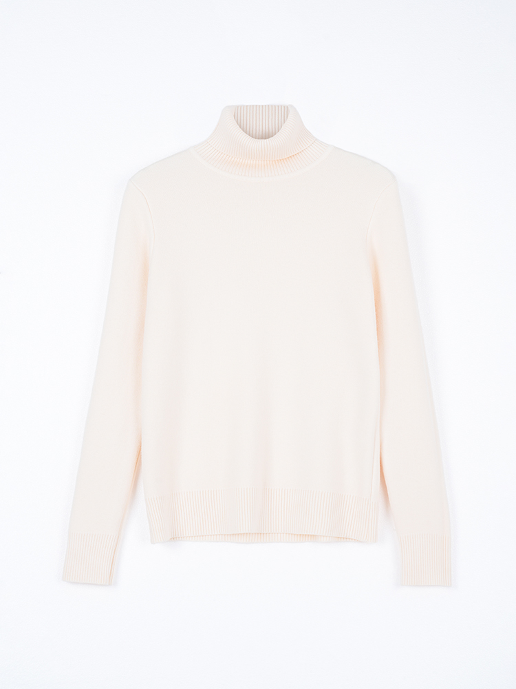 하이넥 극후 니트 스웨터