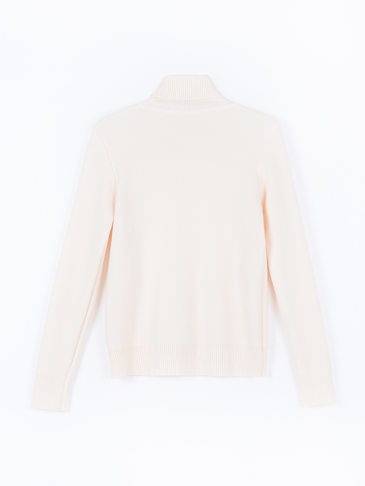 하이넥 극후 니트 스웨터