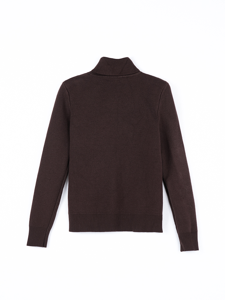 하이넥 극후 니트 스웨터