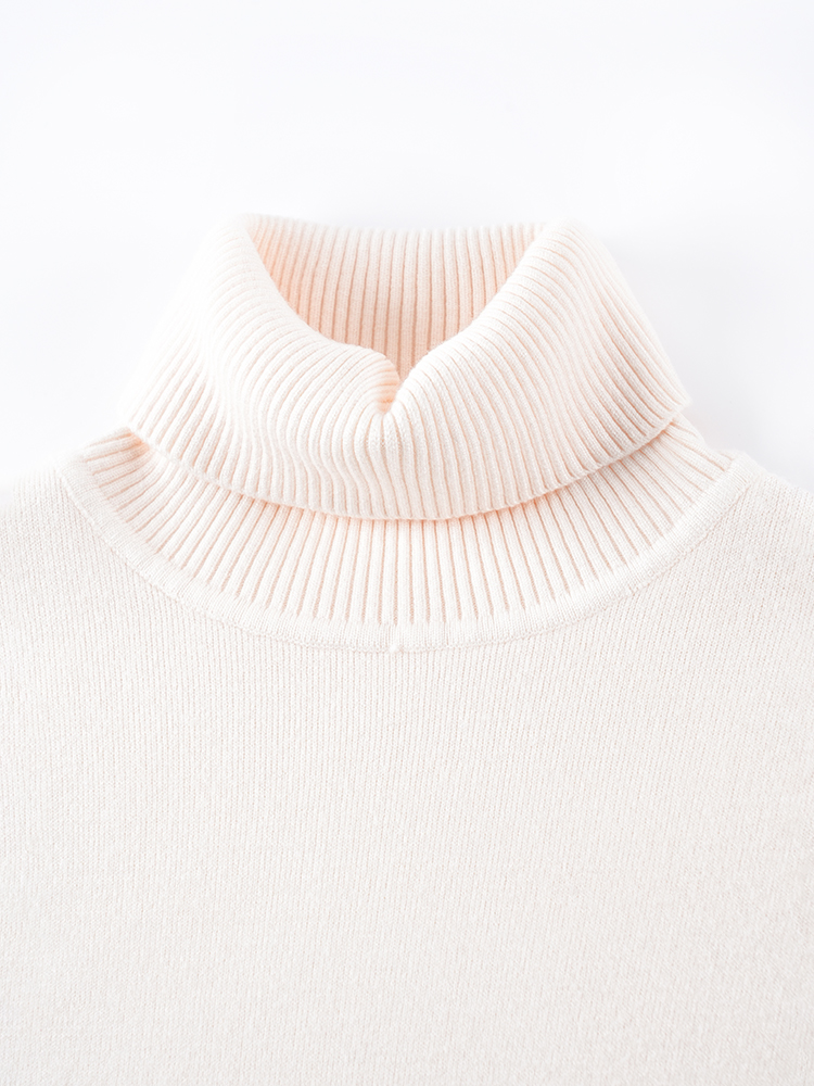 하이넥 극후 니트 스웨터