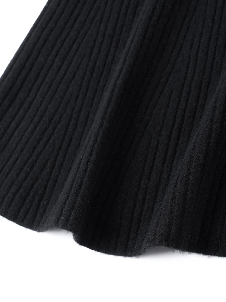 울 하이 웨스트 인어 스커트